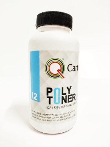[P3500] HP2612A Poly Toner Powder for Refilling 100gm