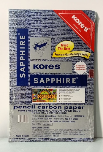 [P4360] Kores Blue Carbon Paper