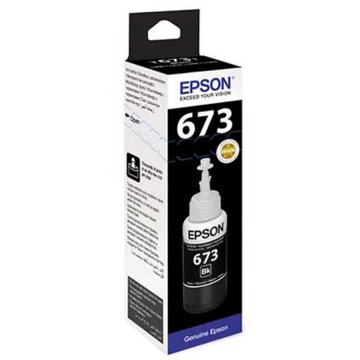 [P2768] Epson Ink 673 Black 70ml (Original Bottle)