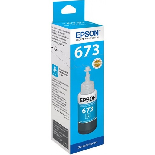 [P2770] Epson 673 Cyan Original Ink Bottle