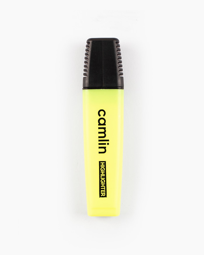 Camlin Highlighter Marker Pen Lemon Yellow (Pack Of 10) SHRI - Main Image