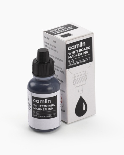 [P4174] Camlin White Board Marker Ink Black 15 ml