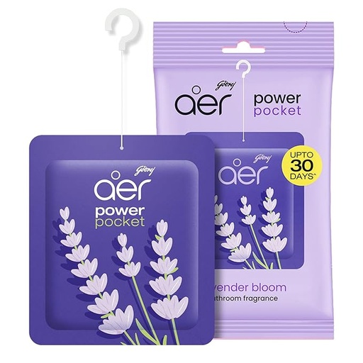 [P3812] Godrej Aer Power Pocket Lavender Bloom 10g (Air Freshener Pouch) 