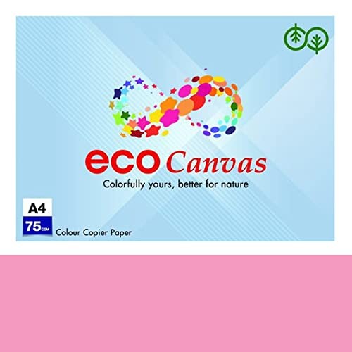 [P2410] JK Eco Canvas Pink Colour Copier Paper A4 75 Gsm