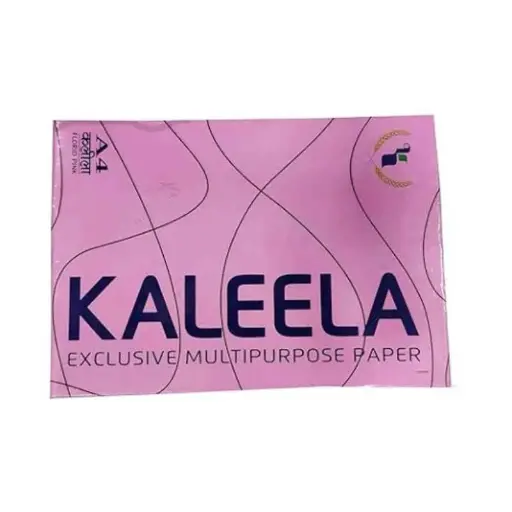 [P2410] Kaleela Pink Colour Copier Paper A4 72 Gsm (500 Sheet,1 Ream)