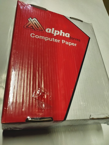 [P2566] Dot Matrix Printer Paper Size 10x12 Inch,2 Part(6 Inch Cut) 60 Gsm, With Carbon(2 Paper+1 Carbon)-Pack of 500 (10x12x2x6''Cut Computer Paper)