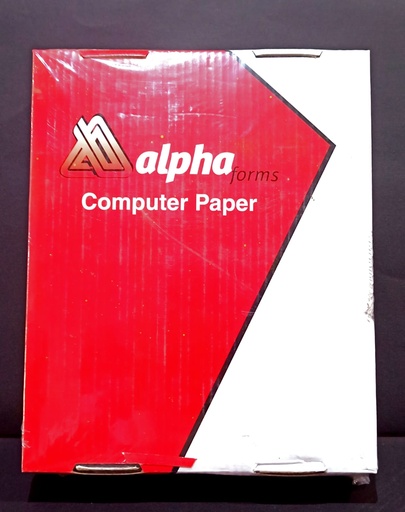 [P2574] Dot Matrix Printer Paper Size 10x12 Inch, 1 Part(6 Inch Cut) 60 Gsm Without Carbon-Pack Of 1000 (10x12x1x6''Cut Computer Paper)