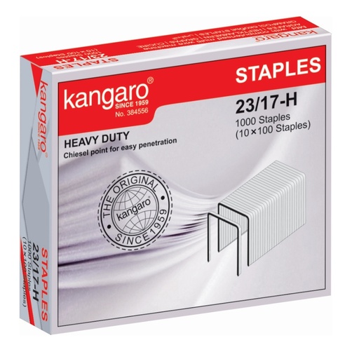 [L2712] Kangaro Stapler Pin 23/17-H (Pack Of 1) 