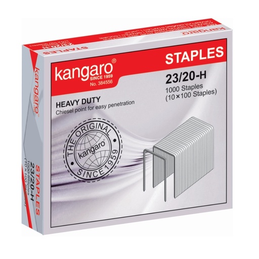 [L2716] Kangaro Stapler Pin 23/20-H (Pack Of 1)