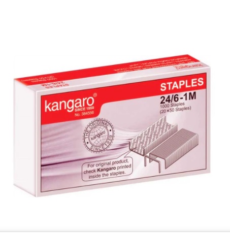 [L2704] Kangaro Stapler Pin 24/6-1M (Pack of 1) 