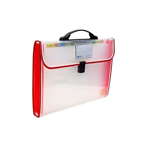 [P2918] Plastic Expanding Bag HL Piping 13 Pocket (F/s) Legal