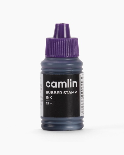 [P3166Blu] Camlin Rubber Stamp Pad Ink Blue Colour 25 ml