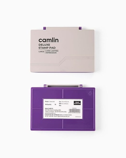 [P3150] Camlin Plastic Stamp Pad Large Blue Colour (110x69mm)