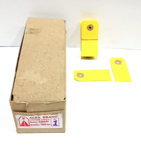 [P3280] Luggage Lable No.1-Pack Of 1000