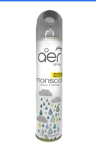 [P3256] Godrej aer Spray Room Freshener, Flavour: Monsoon (126g/220ml)