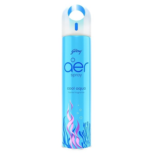 [P3264] Godrej aer Spray Room Freshener Flavour: Cool Aqua (220ml/126g)