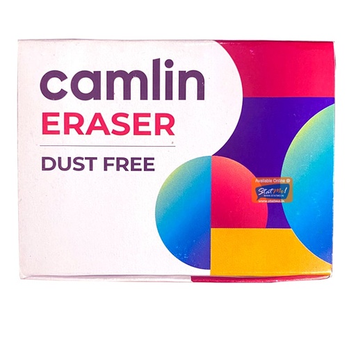[P3360] Camlin Dust Free Eraser Regular Size  (Pack Of 20)