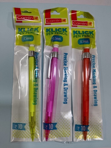 [P3370] Camlin Klick Mechanical Pencil -0.5 mm