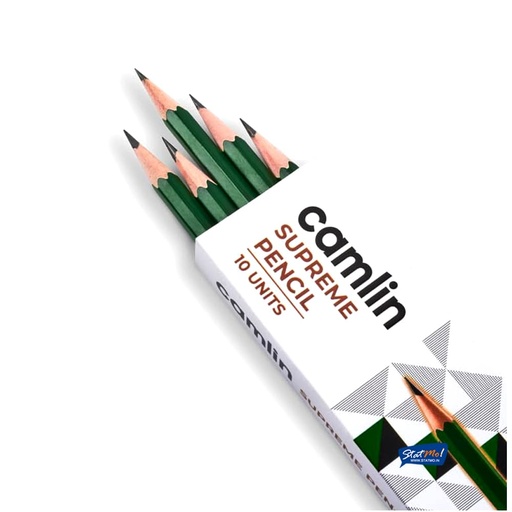 [P3354] Camlin Supreme Pencils For Smooth & Dark Writing (Pack Of 10)