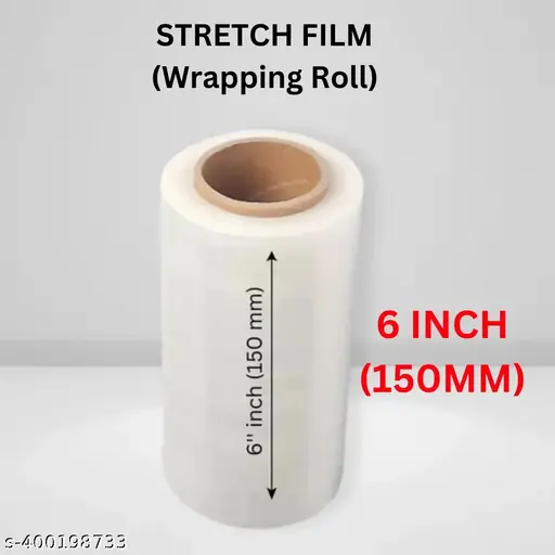 [P3782] 6 Inch Lapeto, Stretch Film Roll 150mm (Plastic Packing Roll)