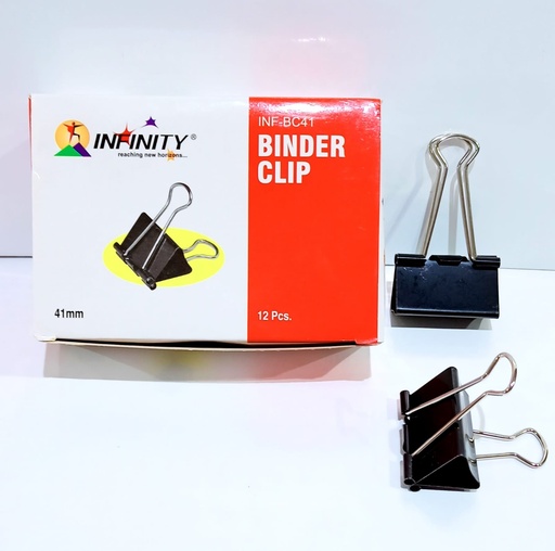 [P4020] Infinity Binder Clip 41mm (Pack Of 12) 