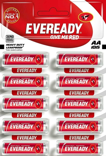 [P4260] Eveready Battery Red AA 1015 (Pack Of 12)